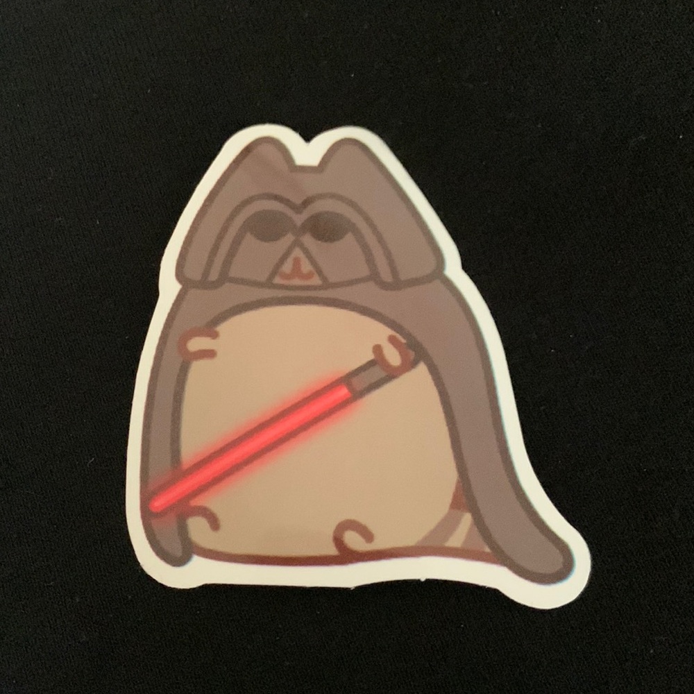 Pusheen Darth Vader sticker 10 for 10